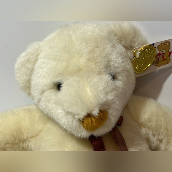 Vintage Flomo Friends Forever Beige Tan Teddy Bear 15” Plush Has Tags - Picture 2 of 13